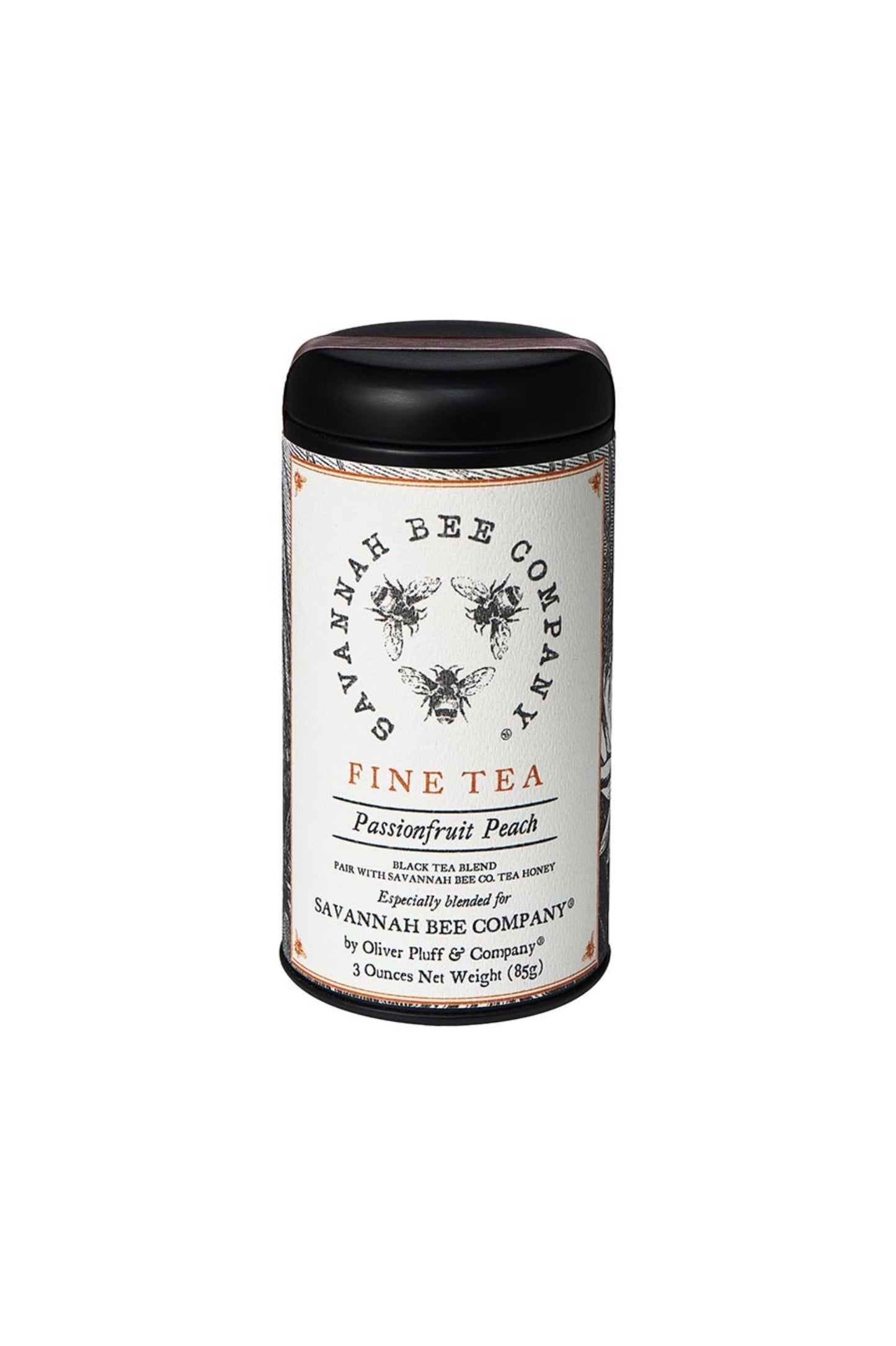 4 ounce package of passionfruit peach loose leaf tea.