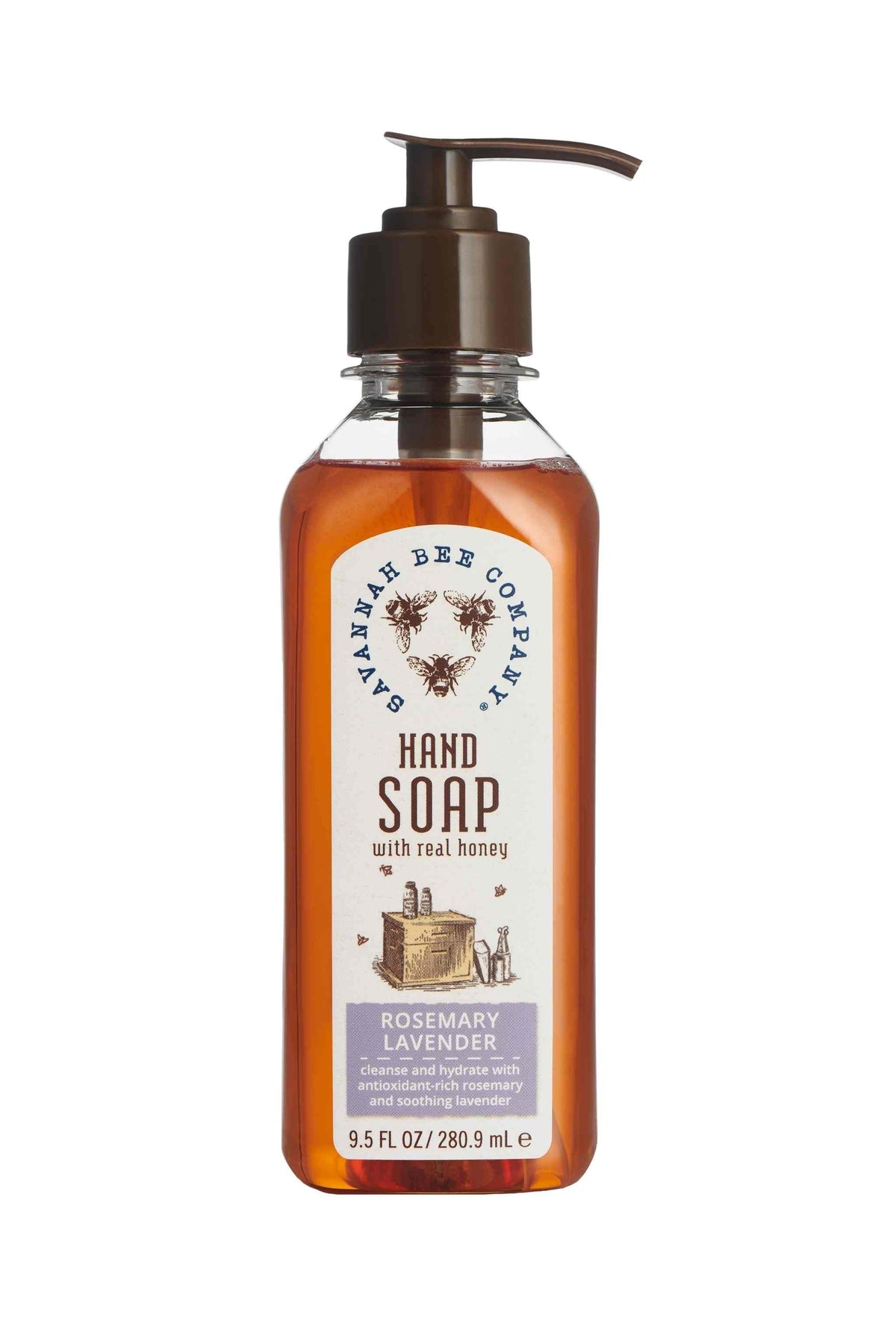 rosemary-based insecticidal soap Rosemary Lavender Honey Hand Soap – Savannah Bee Company