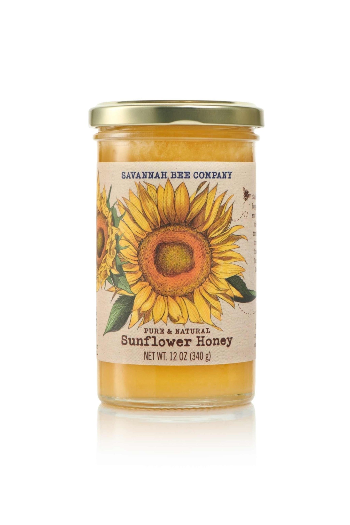 Pure & Natural Sunflower Honey 12 oz.