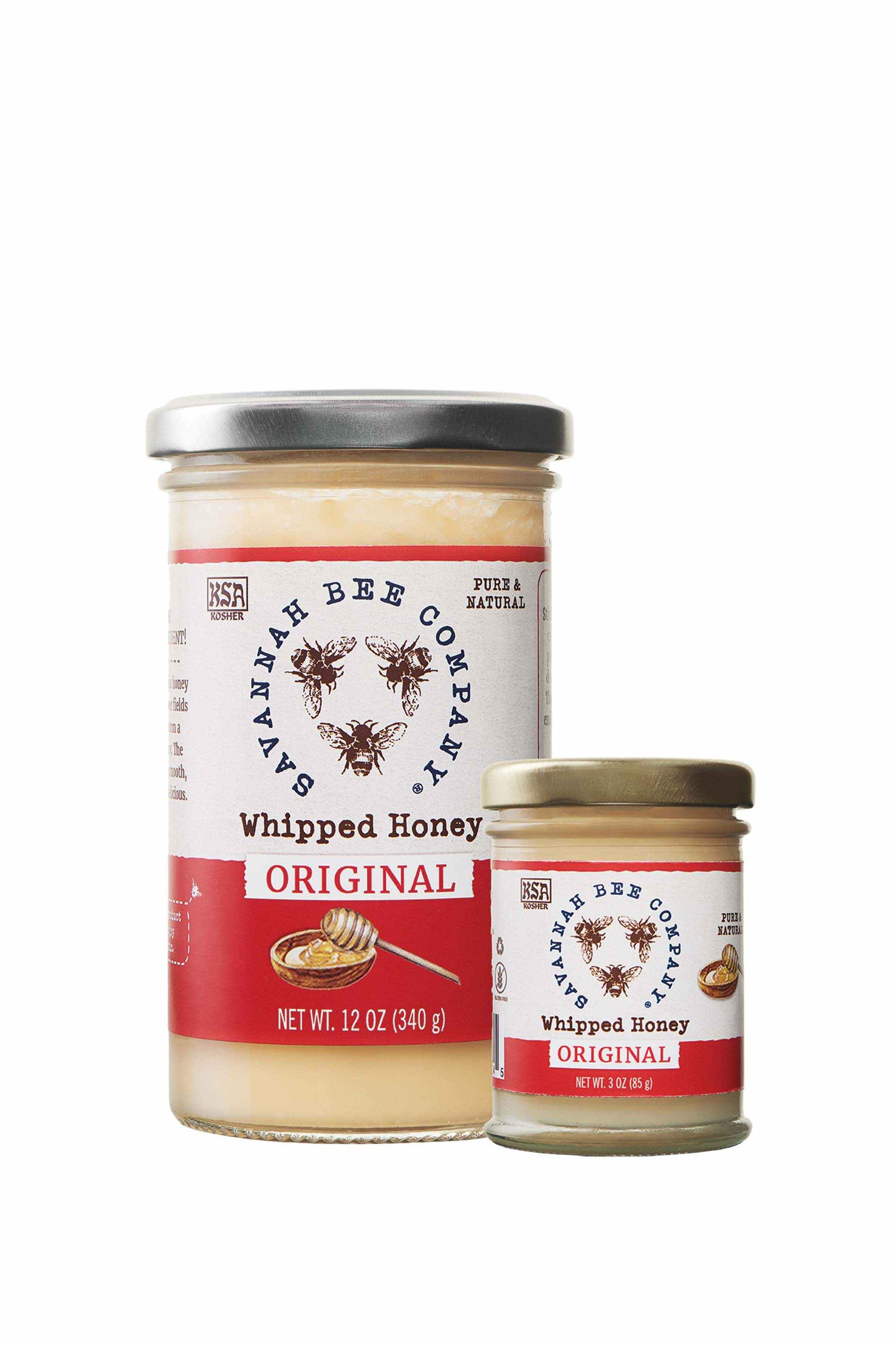 Whipped Honey Original 12 oz. and 3 oz.