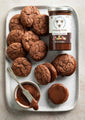 Chocolate Sandwich Cookies with Whipped Honey with Chocolate